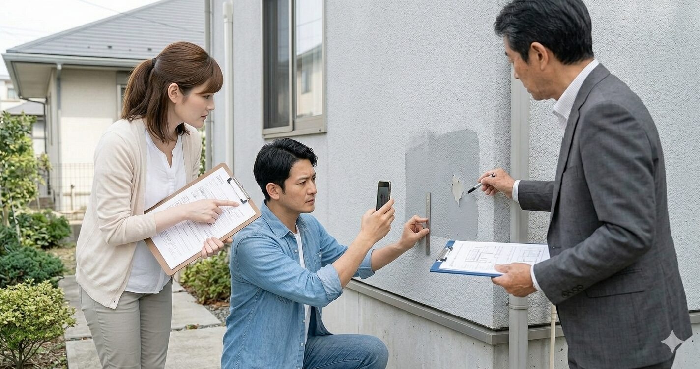 外壁塗装の住宅トラブル。色ムラ・剥がれをやり直させる証拠の力